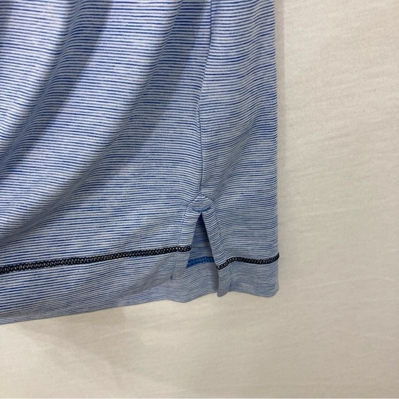 FootJoy Blue Stripes Activewear Short Sleeve Polo Shirt size 2XL - Picture 4 of 10